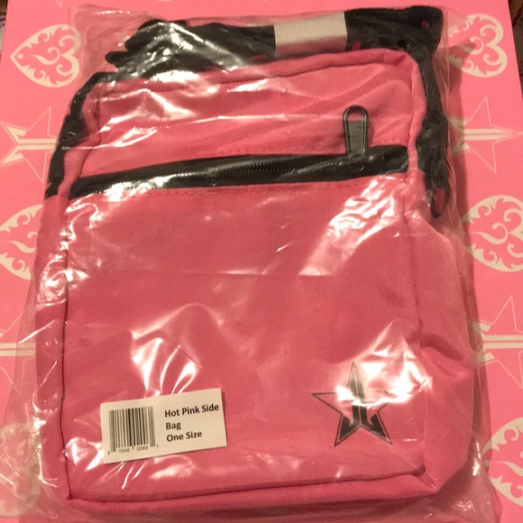 hot pink side bag